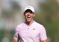 rory mcilroy charges with 63 only two back of leader cameron young at hero dubai desert classic