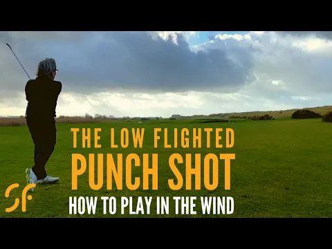 how to play a low flighted punch shot in the wind