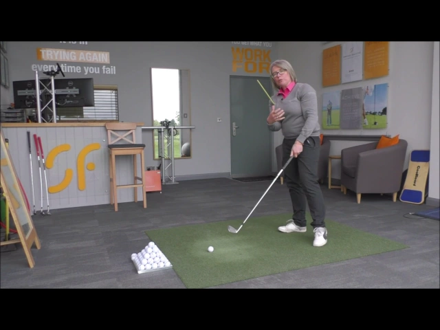 turn through impact for solid accurate golf shots