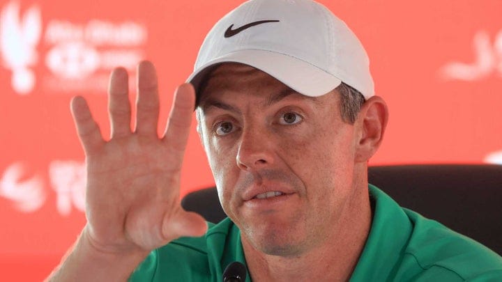 closing double bogey derails rory mcilroys charge in abu dhabi